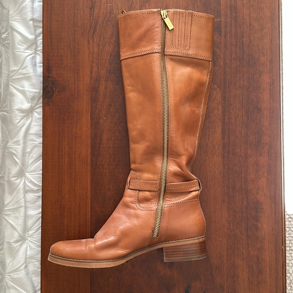 MICHAEL KORS Stockard Leather Tall Riding Boot - Picture 6 of 7